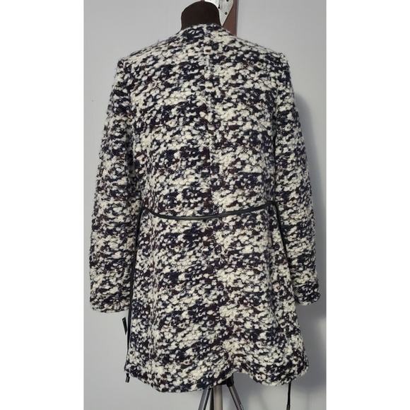 French Connection Wool Blend open front coat - Picture 3 of 8